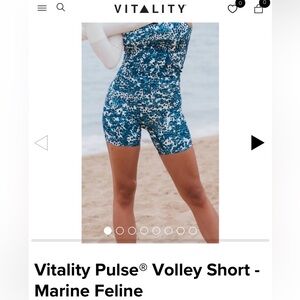 Vitality Pulse® Volley Short - Marine Feline - Size Large